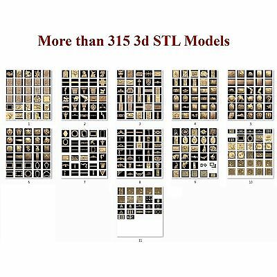 More Than 315 3d Stl Models  For Cnc Artcam 3d Printer Aspire