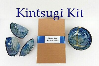 Kintsugi Repair Kit. Gold And Silver Powder